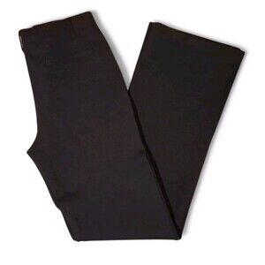 Quince Pants Womens Medium Black Straight Leg Ponte Work Dress Pants Minimalist